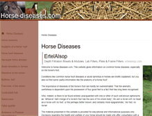 Tablet Screenshot of horse-diseases.com